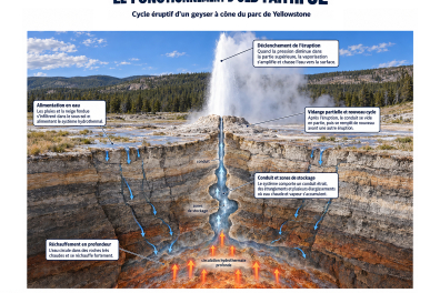 Le fonctionnement d'un geyser - Old Faithful (Yellowstone NP, USA)